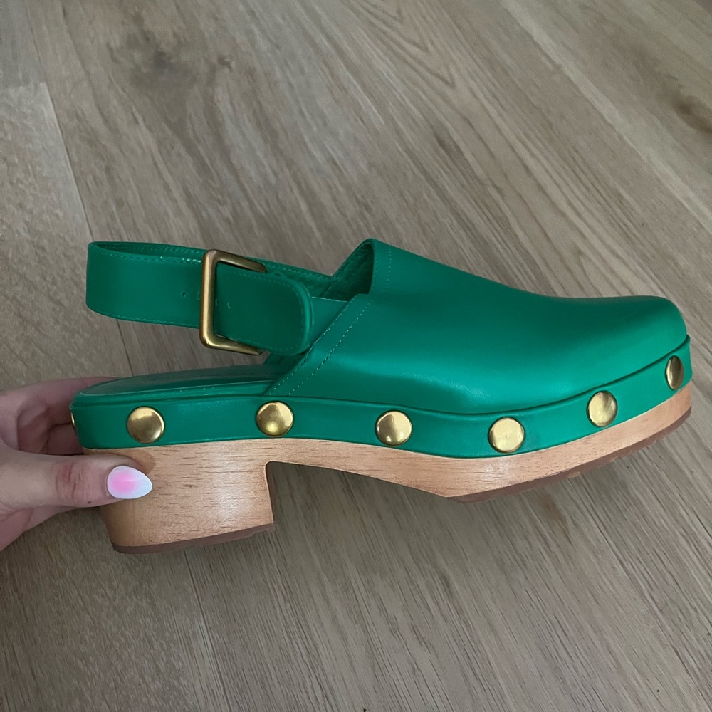 Charlotte Stone green clogs - Picture 3 of 5